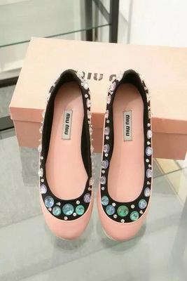 MIUMIU Shallow mouth flat shoes Women--003